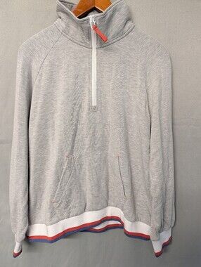 Johnny Was Calme Quarter Zip Pullover Sweatshirt Size Medium EUC